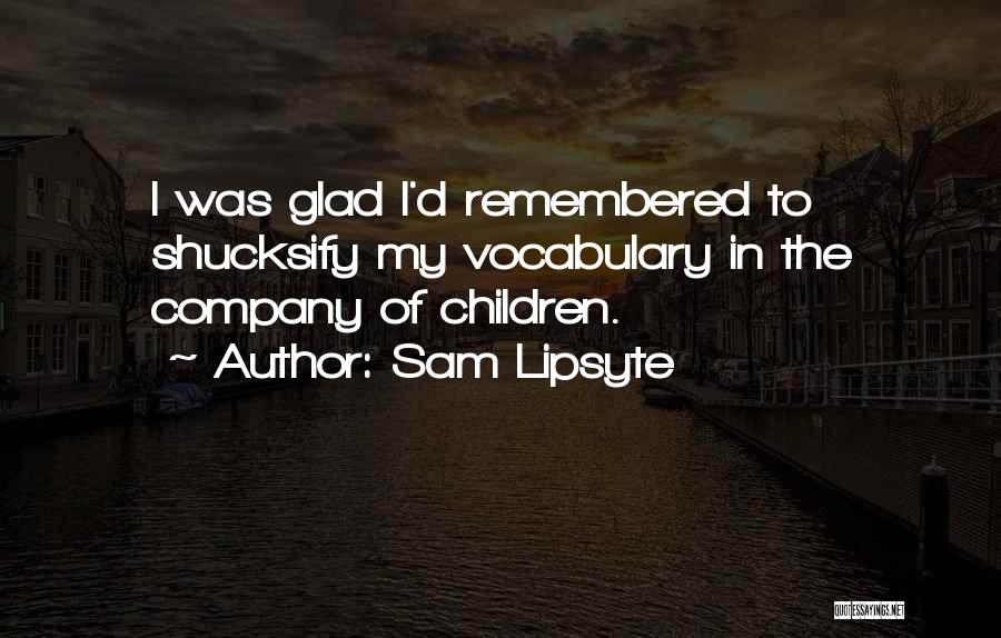 Sam Lipsyte Quotes 247043