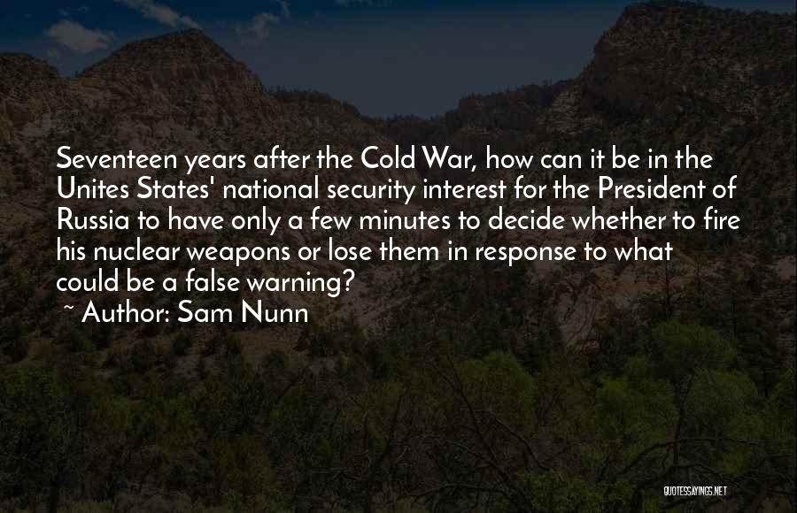 Sam Nunn Quotes 307577