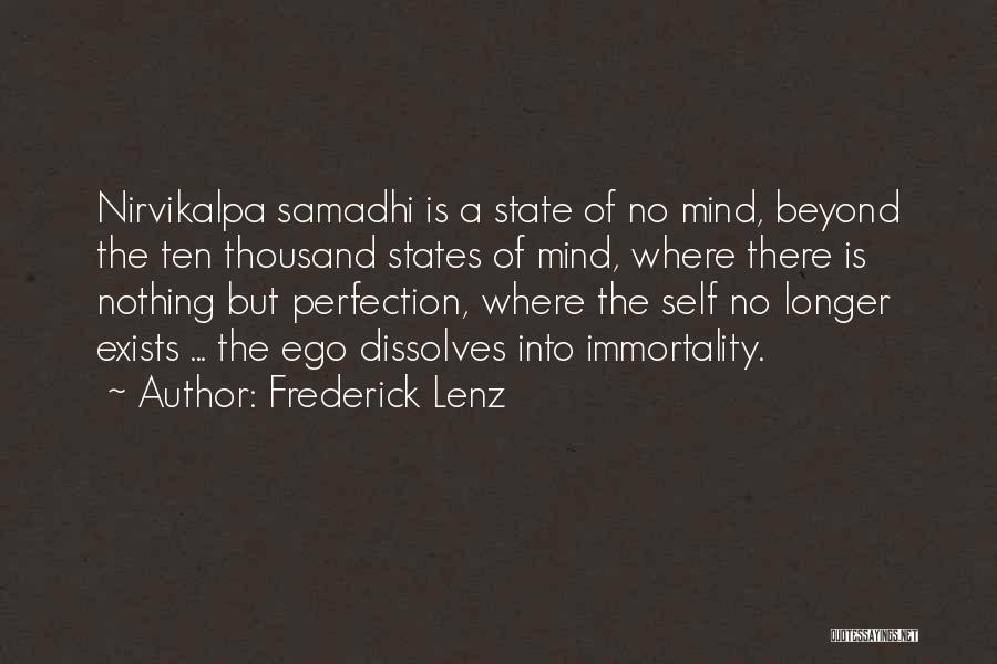 Samadhi Quotes By Frederick Lenz