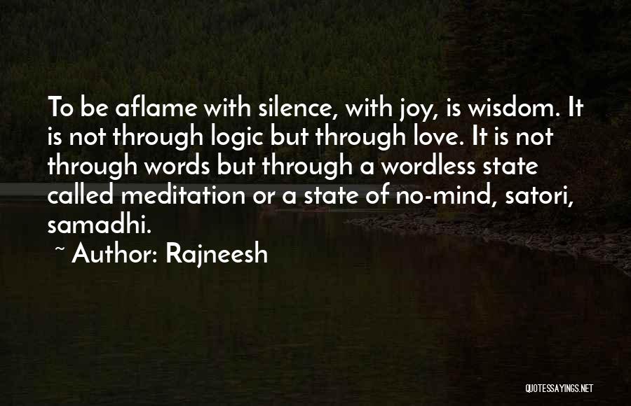 Samadhi Quotes By Rajneesh