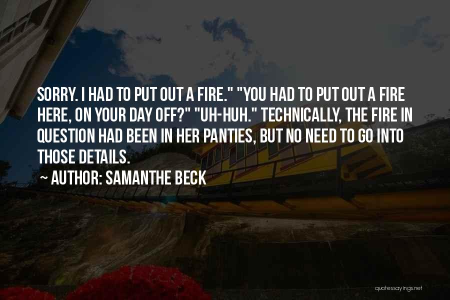 Samanthe Beck Quotes 827216