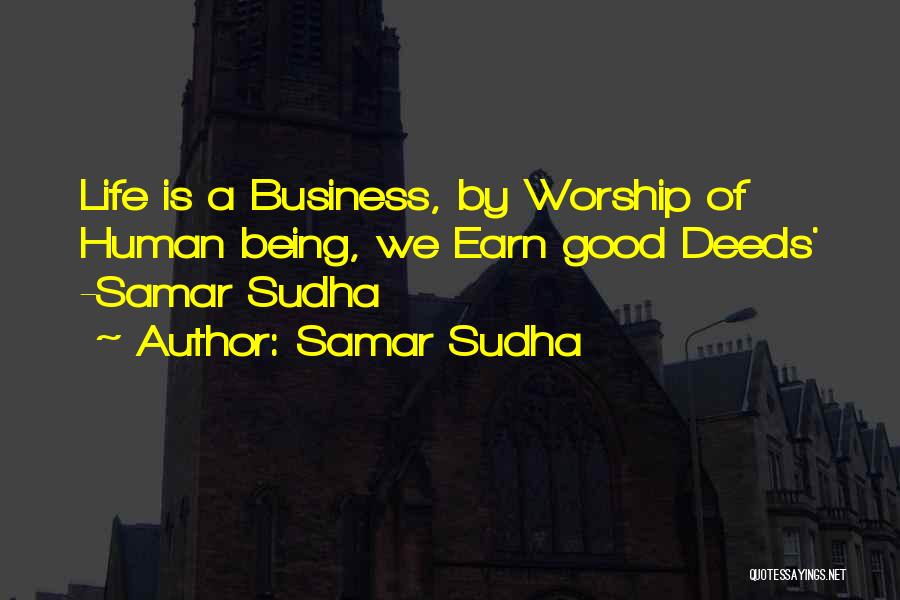 Samar Quotes By Samar Sudha