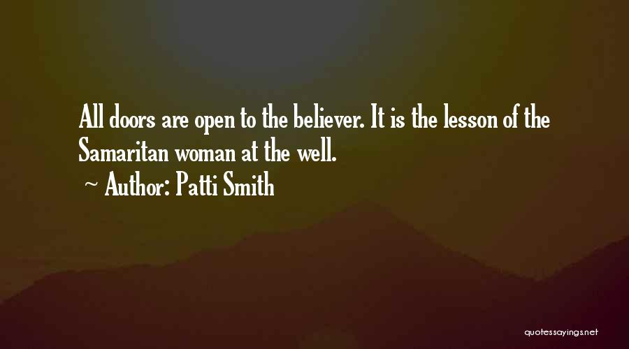Samaritan Quotes By Patti Smith