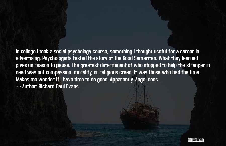 Samaritan Quotes By Richard Paul Evans