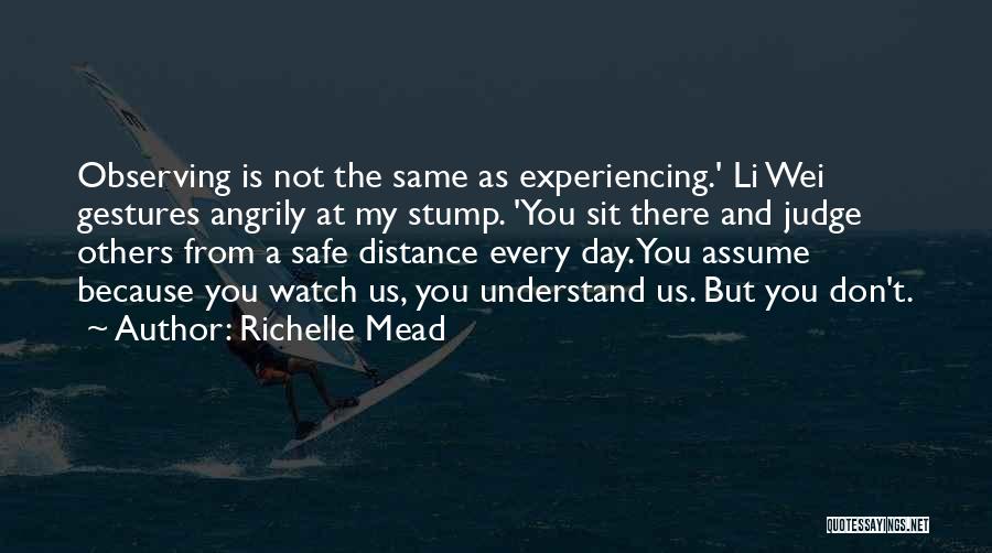 Same Day Quotes By Richelle Mead