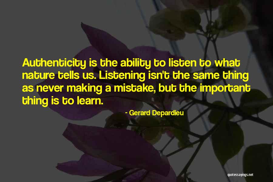Same Mistake Quotes By Gerard Depardieu Same Mistake Quotes By Gerard Depardieu