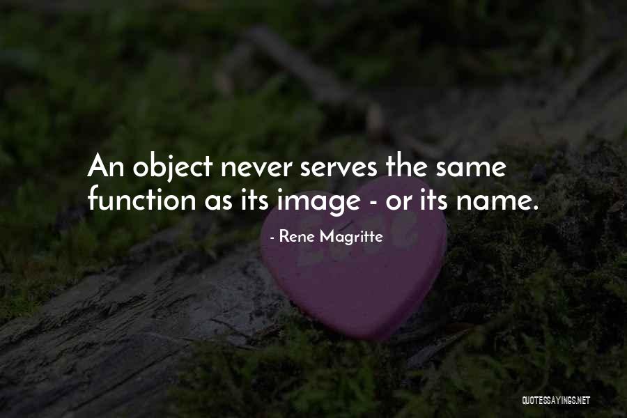Same Names Quotes By Rene Magritte