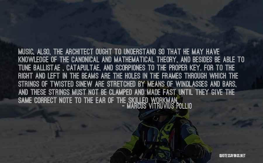 Same That Tune Quotes By Marcus Vitruvius Pollio Same That Tune Quotes By Marcus Vitruvius Pollio