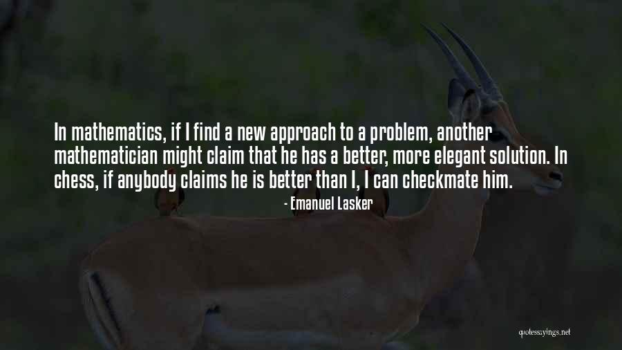 Samejima Yumiko Quotes By Emanuel Lasker Samejima Yumiko Quotes By Emanuel Lasker