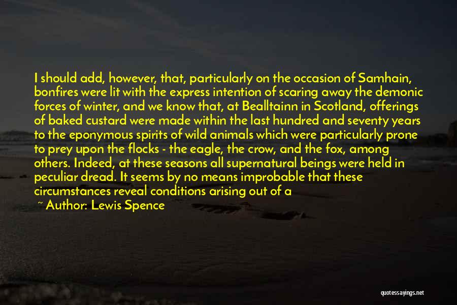 Samhain Quotes By Lewis Spence