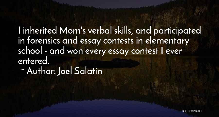 Sammler E S F E Quotes By Joel Salatin