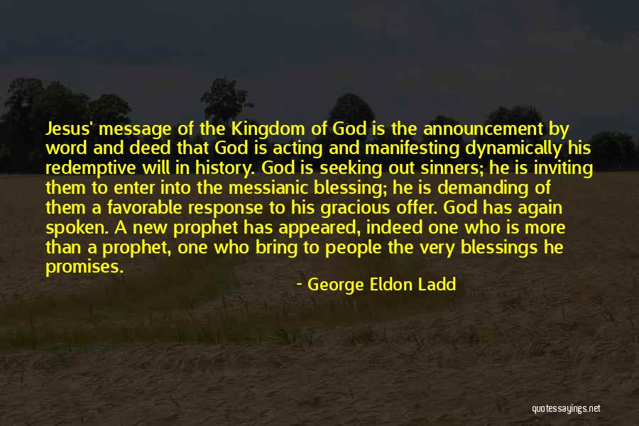 Sampanis New Song Quotes By George Eldon Ladd Sampanis New Song Quotes By George Eldon Ladd