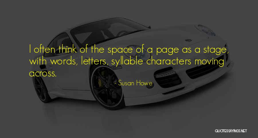 Sampong Kakaibang Quotes By Susan Howe