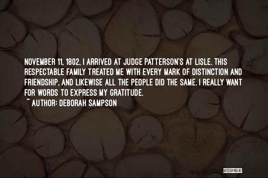 Sampson Quotes By Deborah Sampson