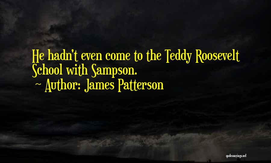 Sampson Quotes By James Patterson