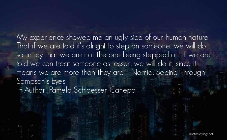 Sampson Quotes By Pamela Schloesser Canepa