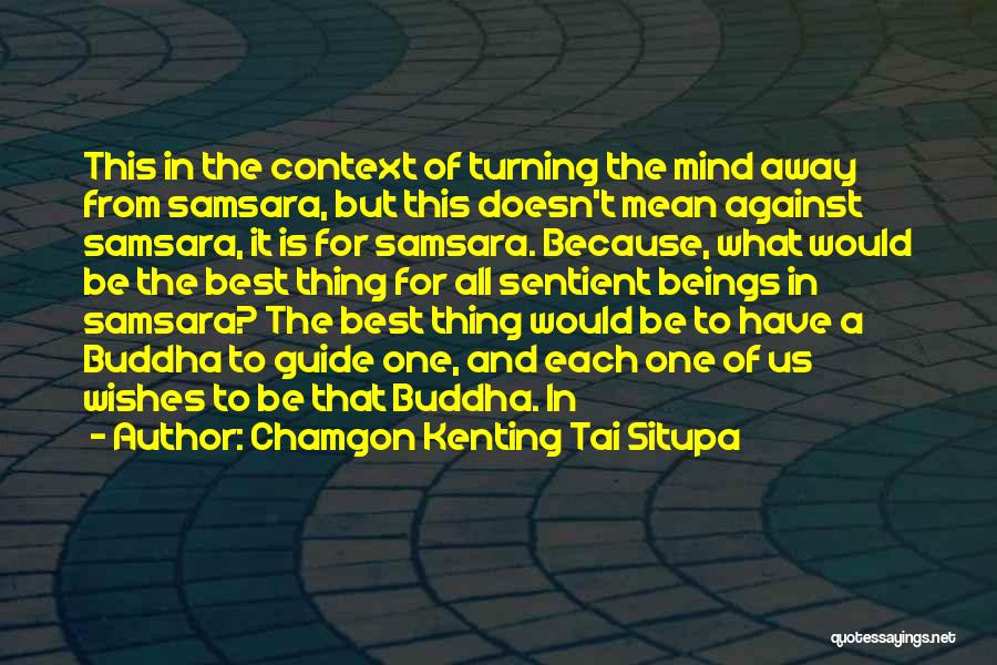 Samsara Quotes By Chamgon Kenting Tai Situpa