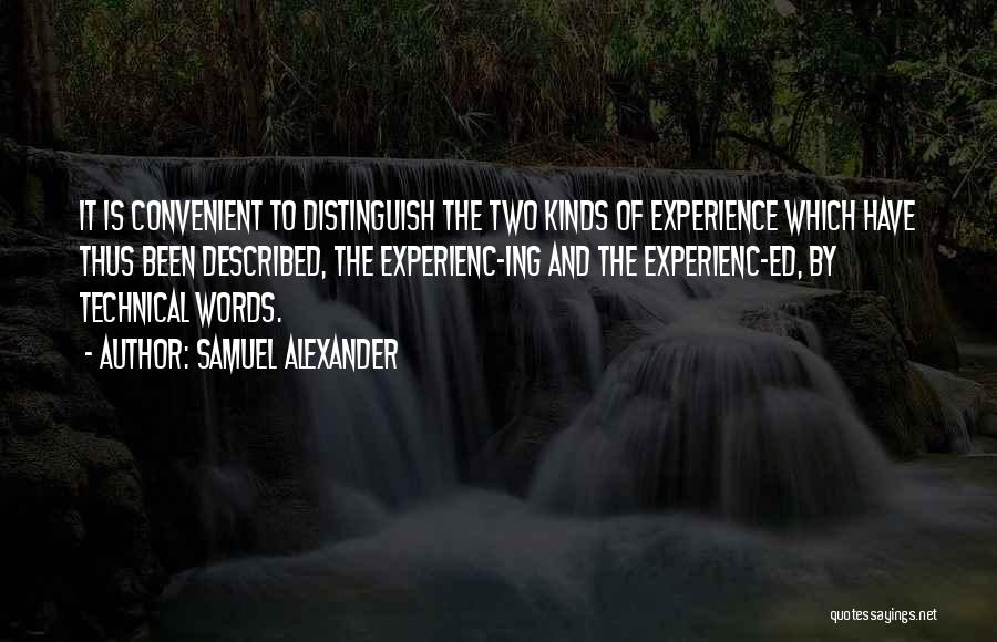 Samuel Alexander Quotes 2139745