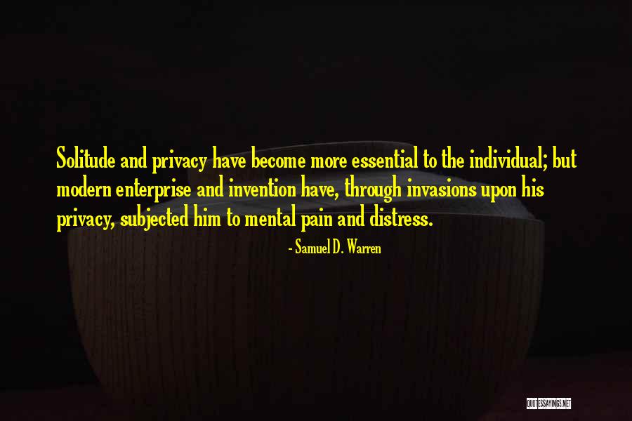 Samuel D. Warren Quotes 1045667