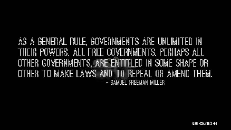 Samuel Freeman Miller Quotes 1339934