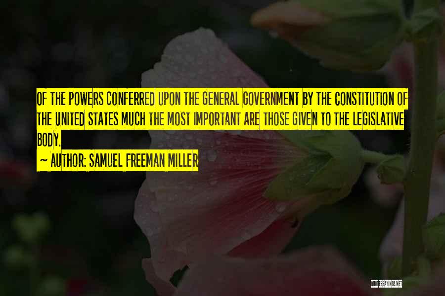 Samuel Freeman Miller Quotes 1376951