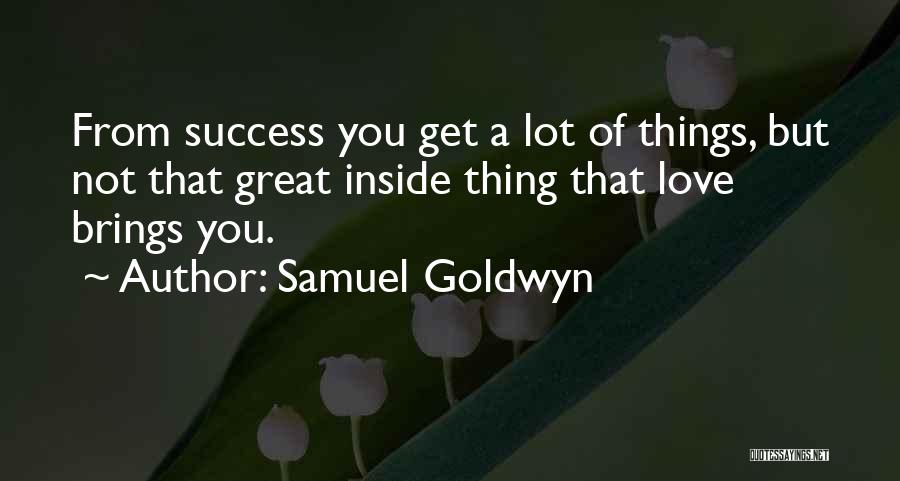 Samuel Goldwyn Quotes 192920