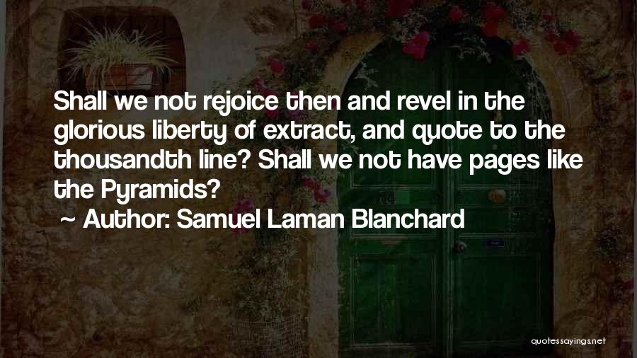 Samuel Laman Blanchard Quotes 1787714