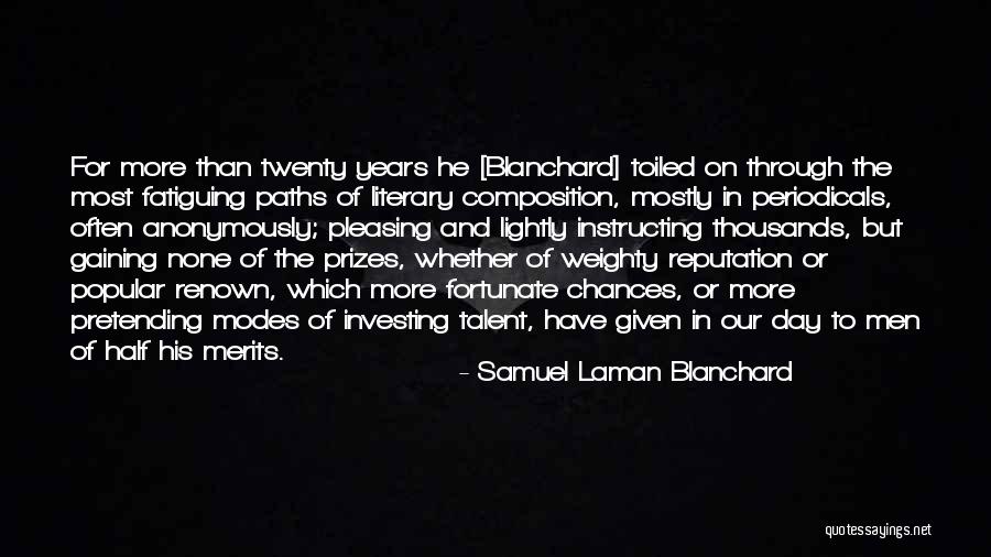 Samuel Laman Blanchard Quotes 2160886