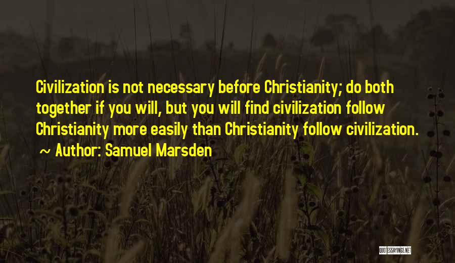 Samuel Marsden Quotes 527326
