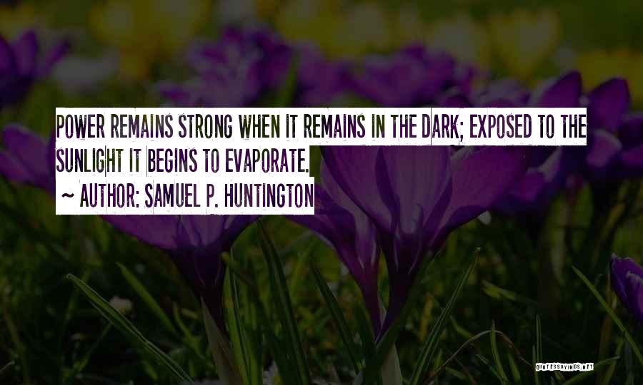 Samuel P. Huntington Quotes 1349500