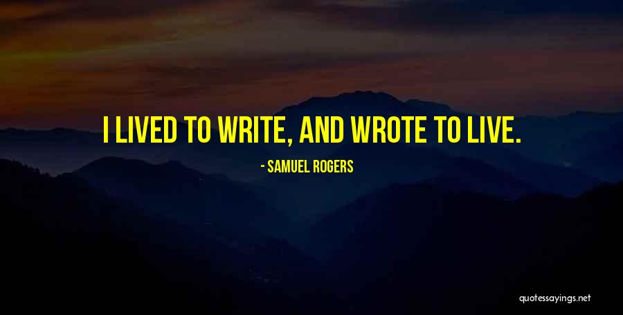 Samuel Rogers Quotes 874586 Samuel Rogers Quotes 874586