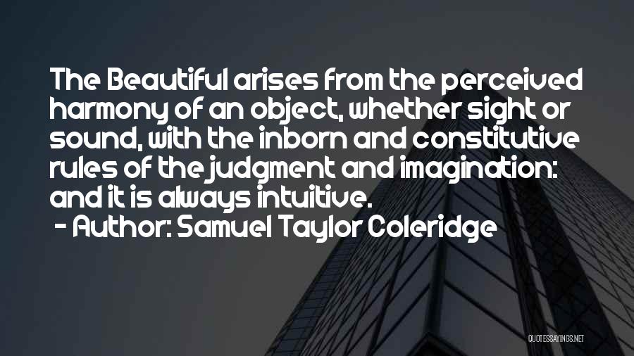 Samuel Taylor Coleridge Imagination Quotes By Samuel Taylor Coleridge