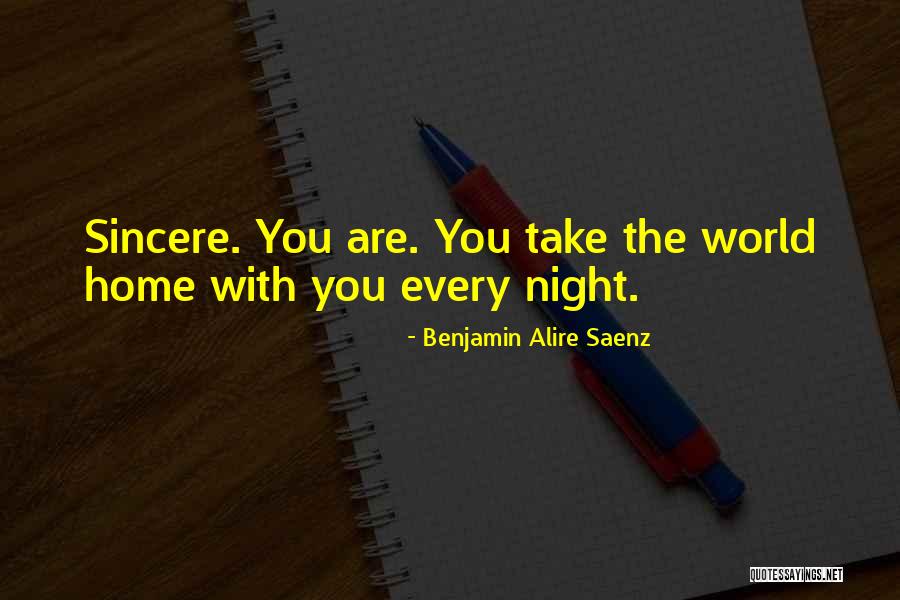 Samuel Ting Quotes By Benjamin Alire Saenz