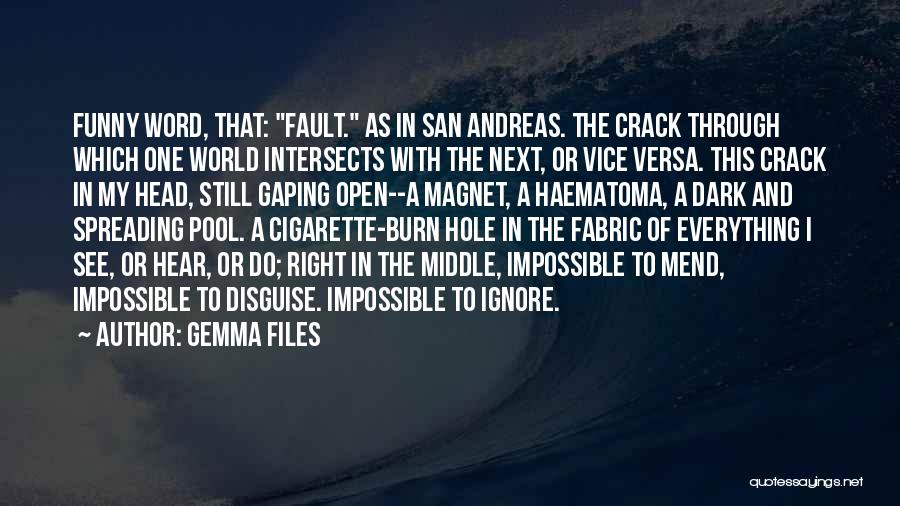 San Andreas Fault Quotes By Gemma Files