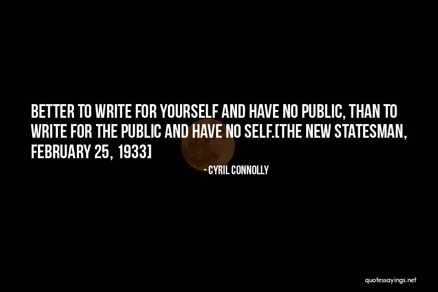 Sananda Francesco Quotes By Cyril Connolly Sananda Francesco Quotes By Cyril Connolly