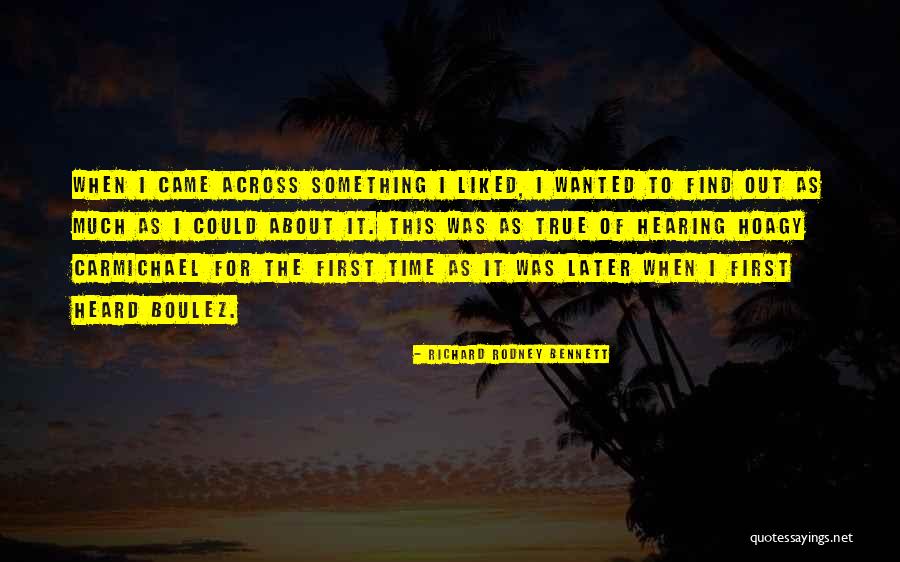 Sanasa Quotes By Richard Rodney Bennett Sanasa Quotes By Richard Rodney Bennett