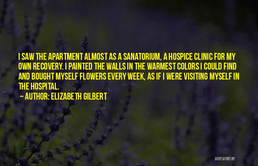 Sanatorium Quotes By Elizabeth Gilbert