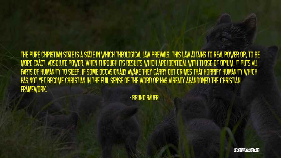 Sanay Quotes By Bruno Bauer