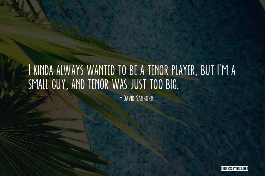 Sanborn Quotes By David Sanborn Sanborn Quotes By David Sanborn