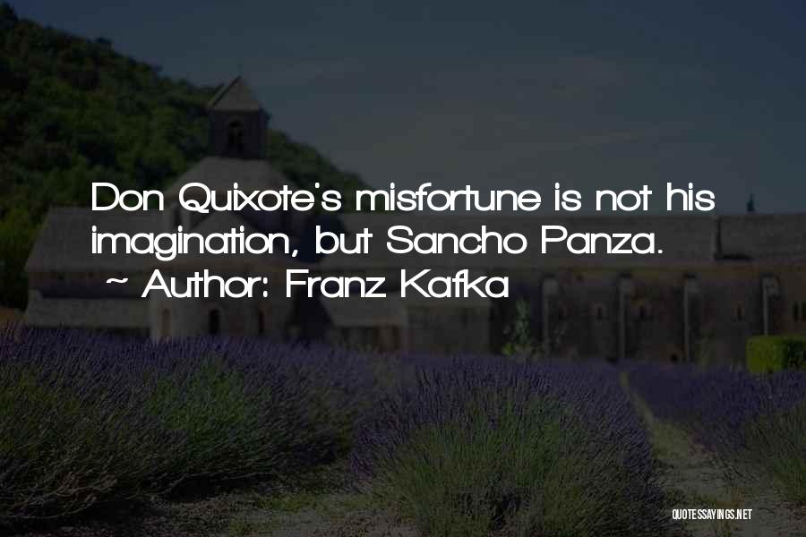 Sancho Panza Quotes By Franz Kafka