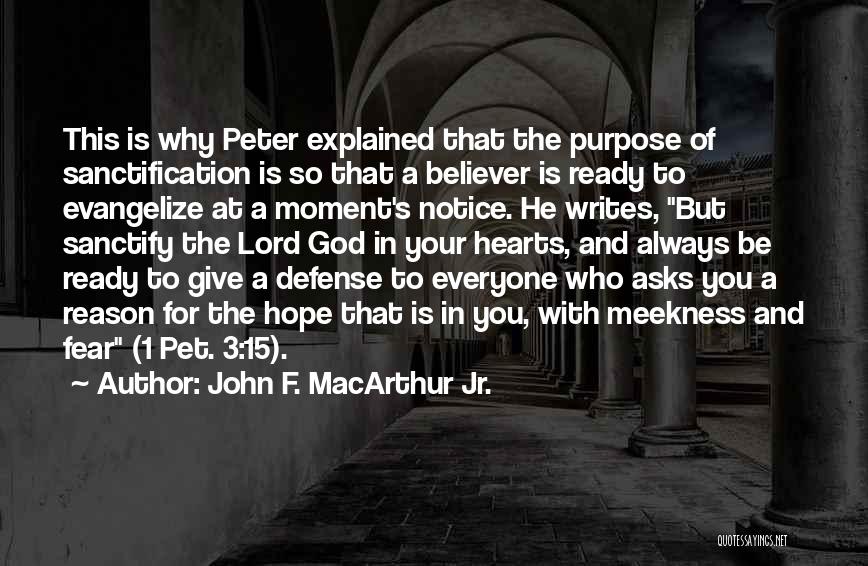 Sanctify Quotes By John F. MacArthur Jr.