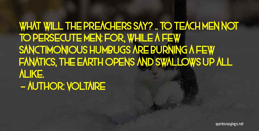 Sanctimonious Quotes By Voltaire