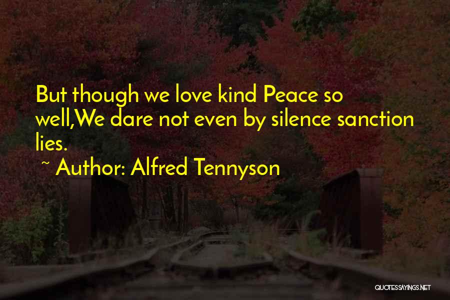 Sanction Quotes By Alfred Tennyson