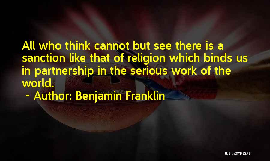 Sanction Quotes By Benjamin Franklin