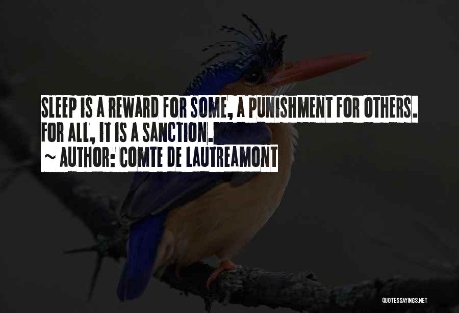 Sanction Quotes By Comte De Lautreamont