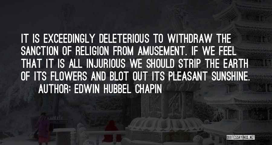 Sanction Quotes By Edwin Hubbel Chapin