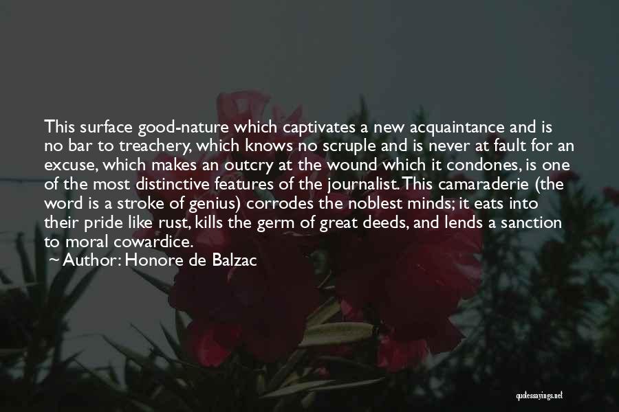 Sanction Quotes By Honore De Balzac