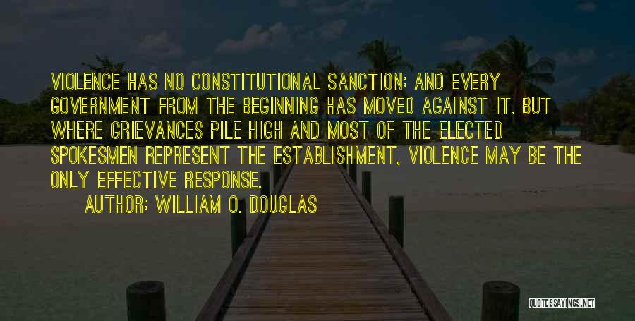 Sanction Quotes By William O. Douglas