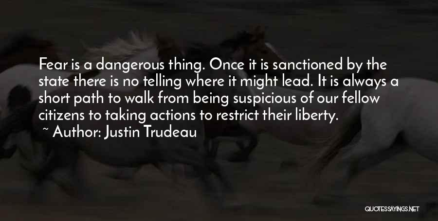 Sanctioned Quotes By Justin Trudeau