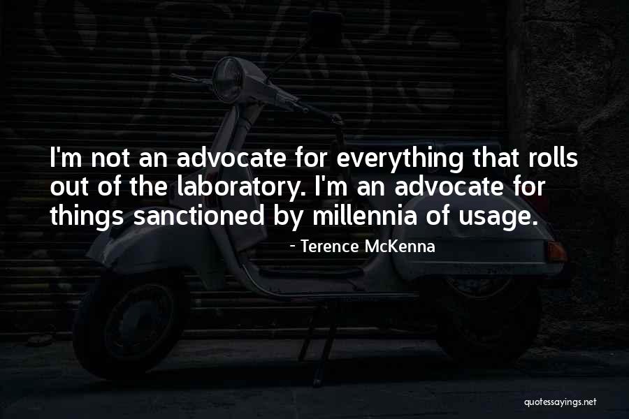 Sanctioned Quotes By Terence McKenna